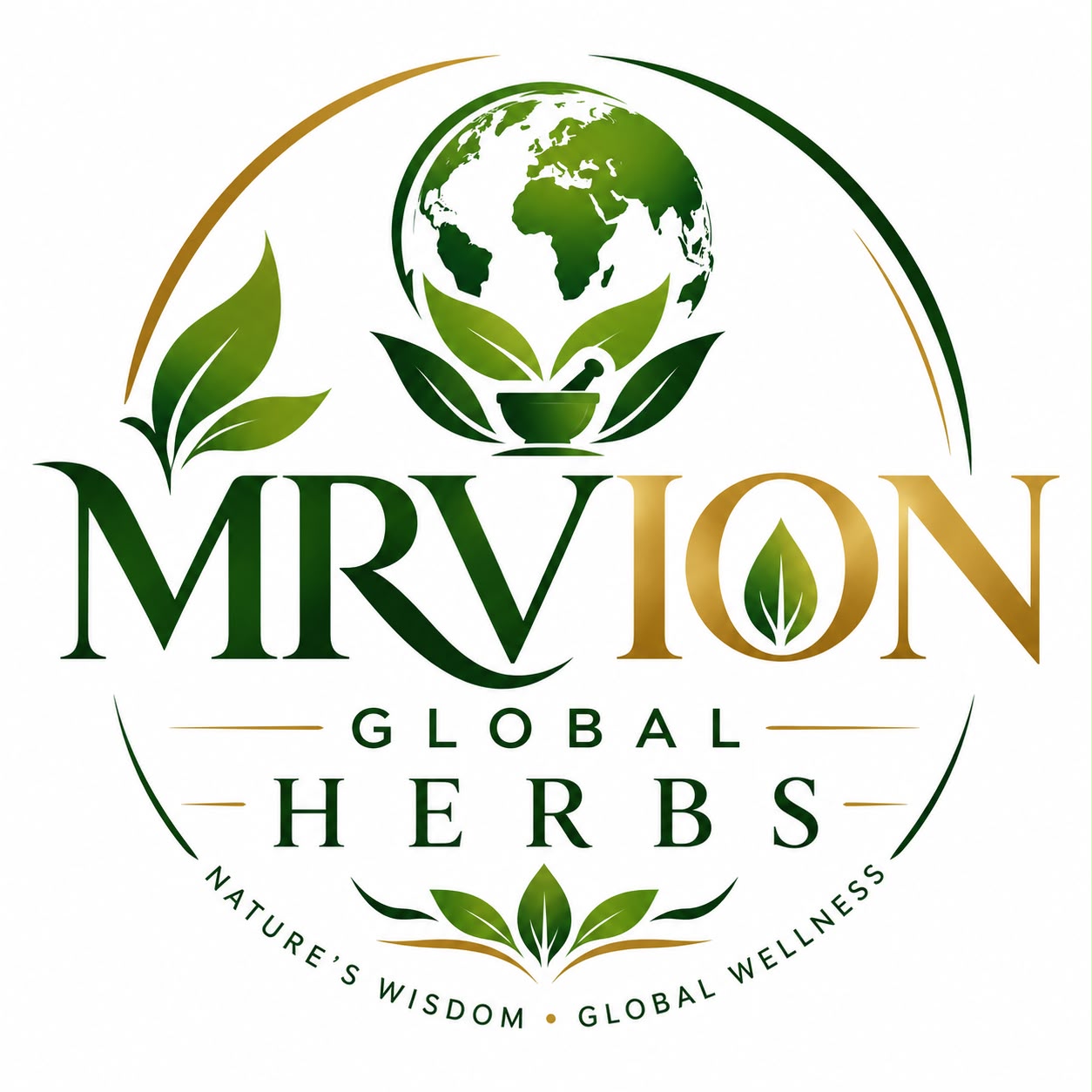 MRVION GLOBAL HERBS logo