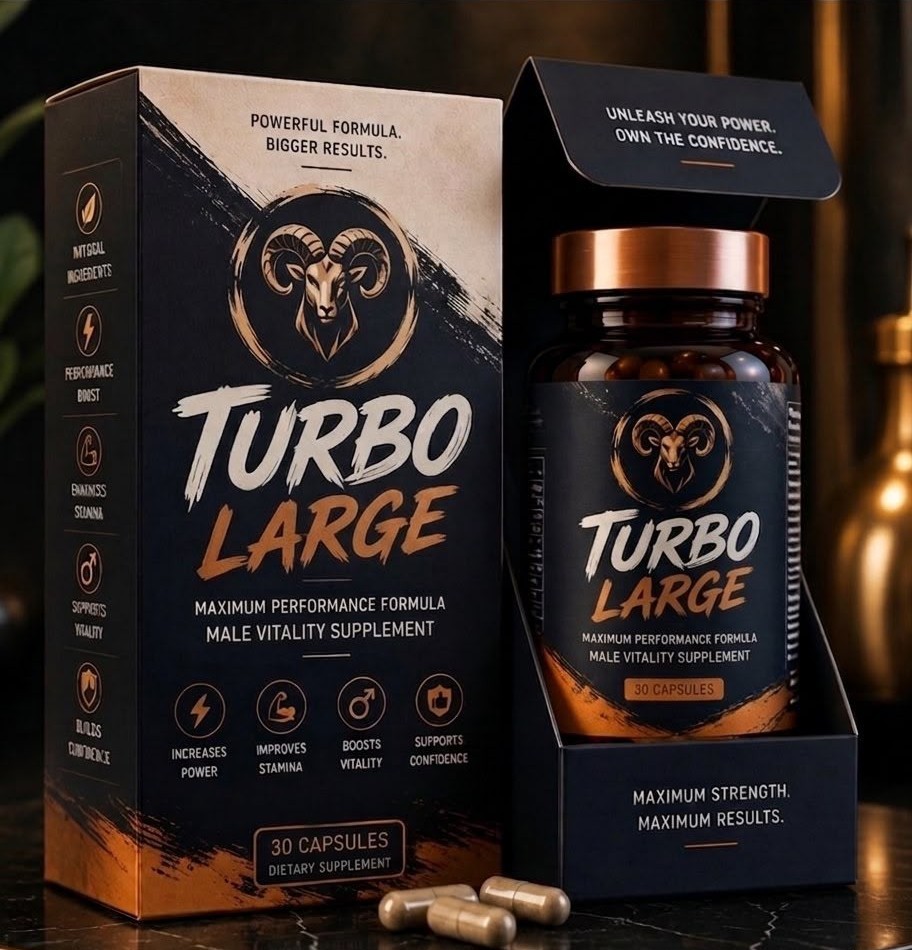 Turbo Large herbal supplement product packaging